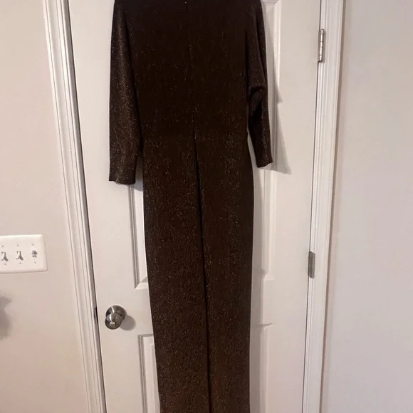 Ralph Lauren Brown Long Sleeve Dress - Picture 3 of 5